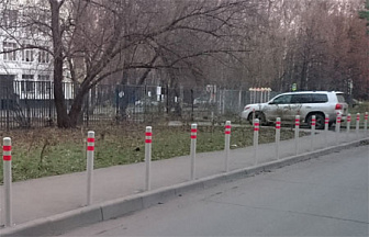 Парковочный столбик бетонируемый