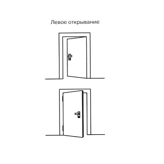 Дверь техническая 1350х2050 наружняя двустворчатая