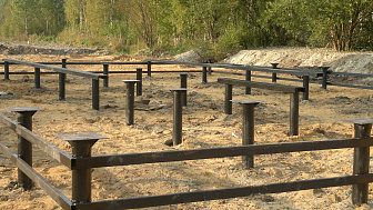 Оголовок 200х200 для винтовых свай 