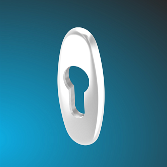 Накладка на цилиндр 76x31x6,5 мм