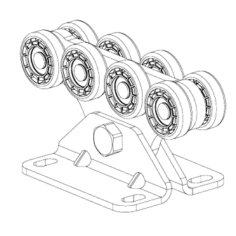 Опора- роликовая SGN.02.140