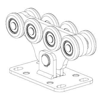 Опора- роликовая SGN.02.150