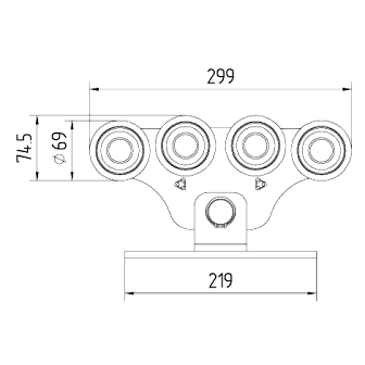 Опора- роликовая SGN.02.150