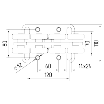 Опора- роликовая SGN.01.150