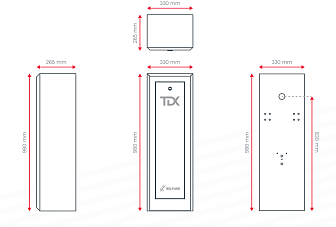 Шлагбаум автоматический BelPark UNI 4-6 (стрела телескопическая)