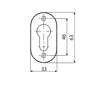 Накладка на цилиндр из нержавеющей стали